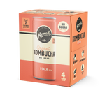 Peach Organic Kombucha 4-pack