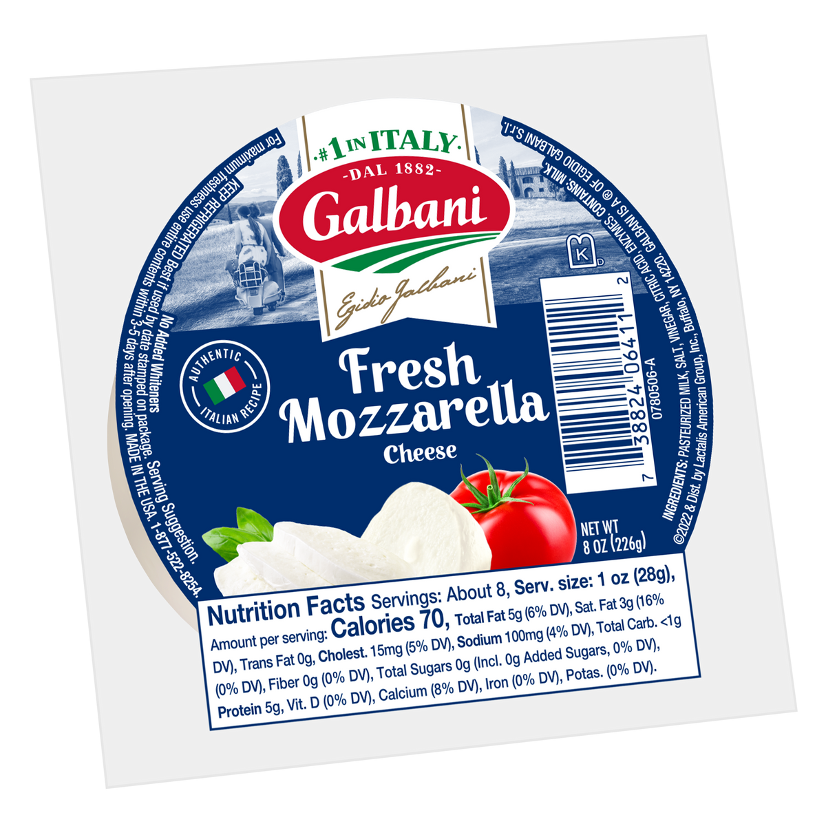 Fresh Mozzarella Ball Cheese 8OZ