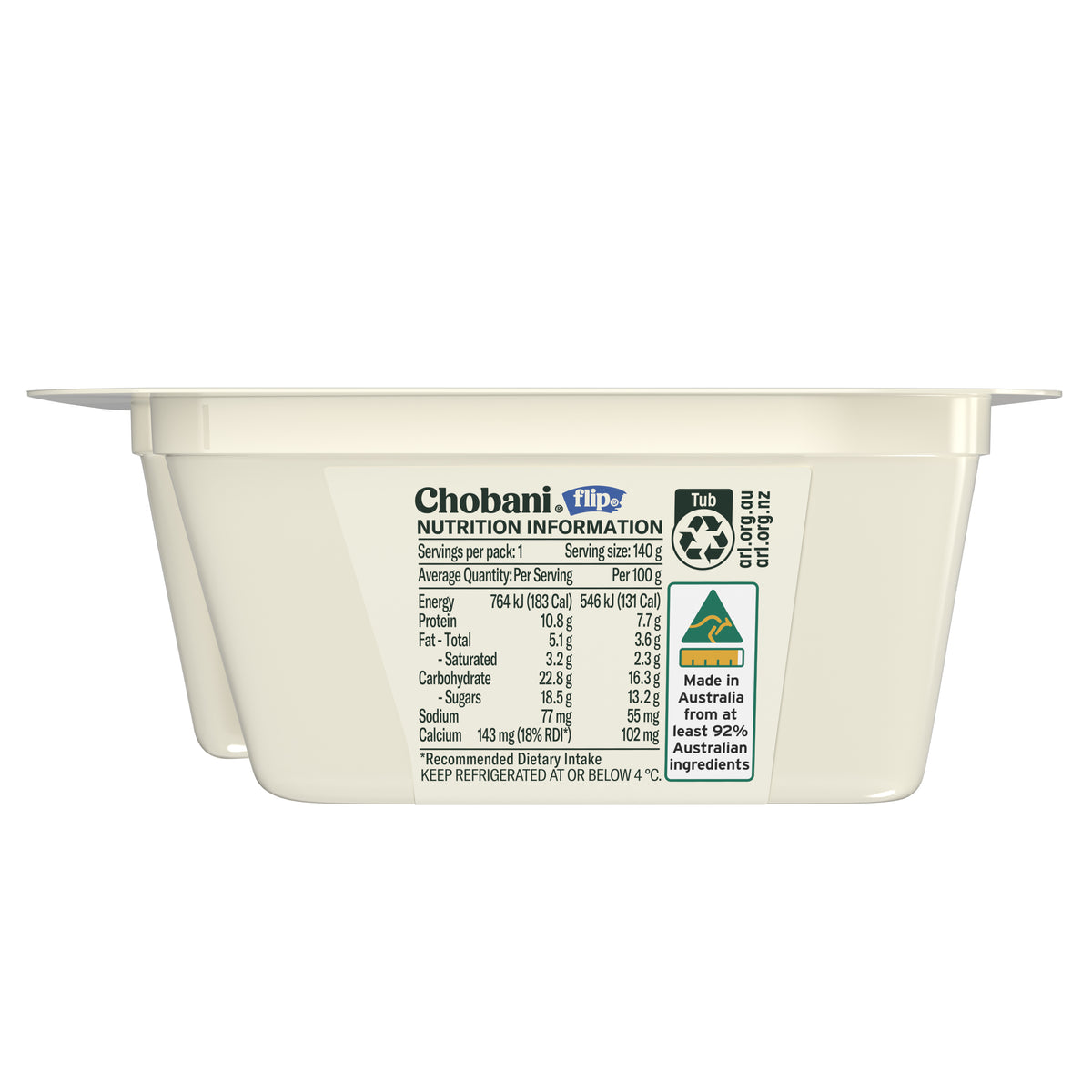 Chobani Flip Cookies and Cream 140g