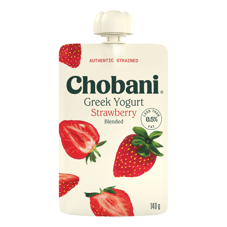 Chobani Pouch Strawberry Greek Yogurt 140g