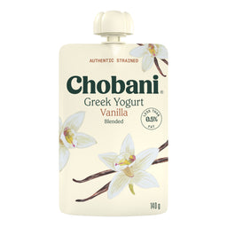 Chobani Pouch Vanilla Greek Yogurt 140g