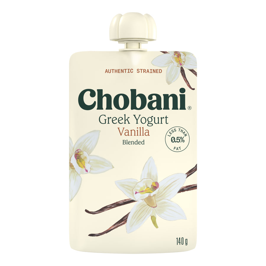 Chobani Pouch Vanilla Greek Yogurt 140g
