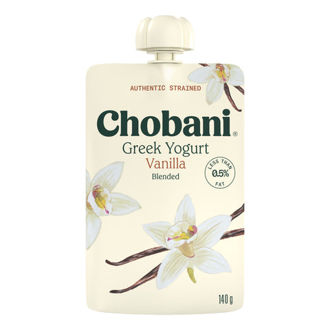 Chobani Vanilla Greek Yogurt Pouch 140g