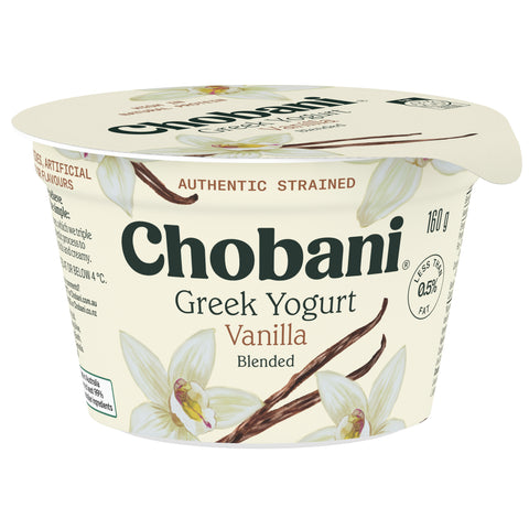 Chobani Vanilla Greek Yogurt 160g