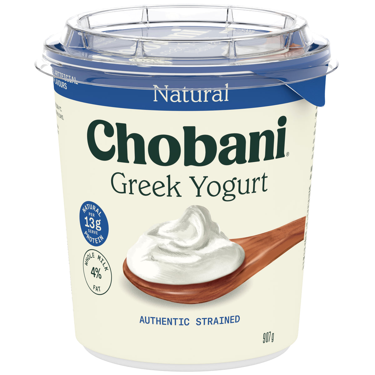 Chobani Tub Natural Greek Yogurt 907g