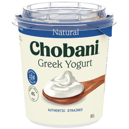 Chobani Tub Natural Greek Yogurt 907g