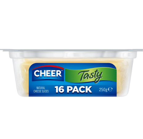 Cheddar Tasty Slices 250g