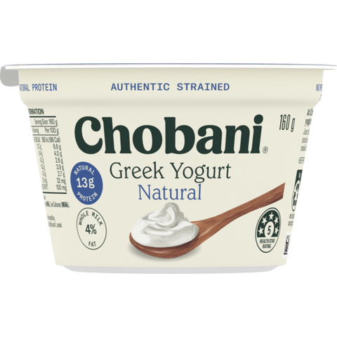 Chobani Natural Greek Yogurt 160g