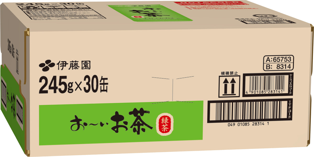 ITO EN Oi Ocha Unsweetened Green Tea 245ml x 30