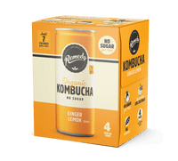Ginger Lemon Kombucha Can 4-pack