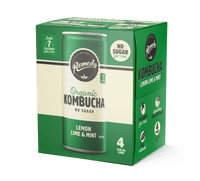 Lemon Lime Mint Kombucha Can 4-pack