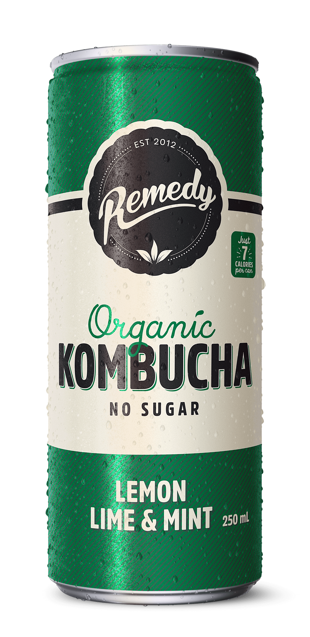 Lemon Lime Mint Kombucha Can 24's