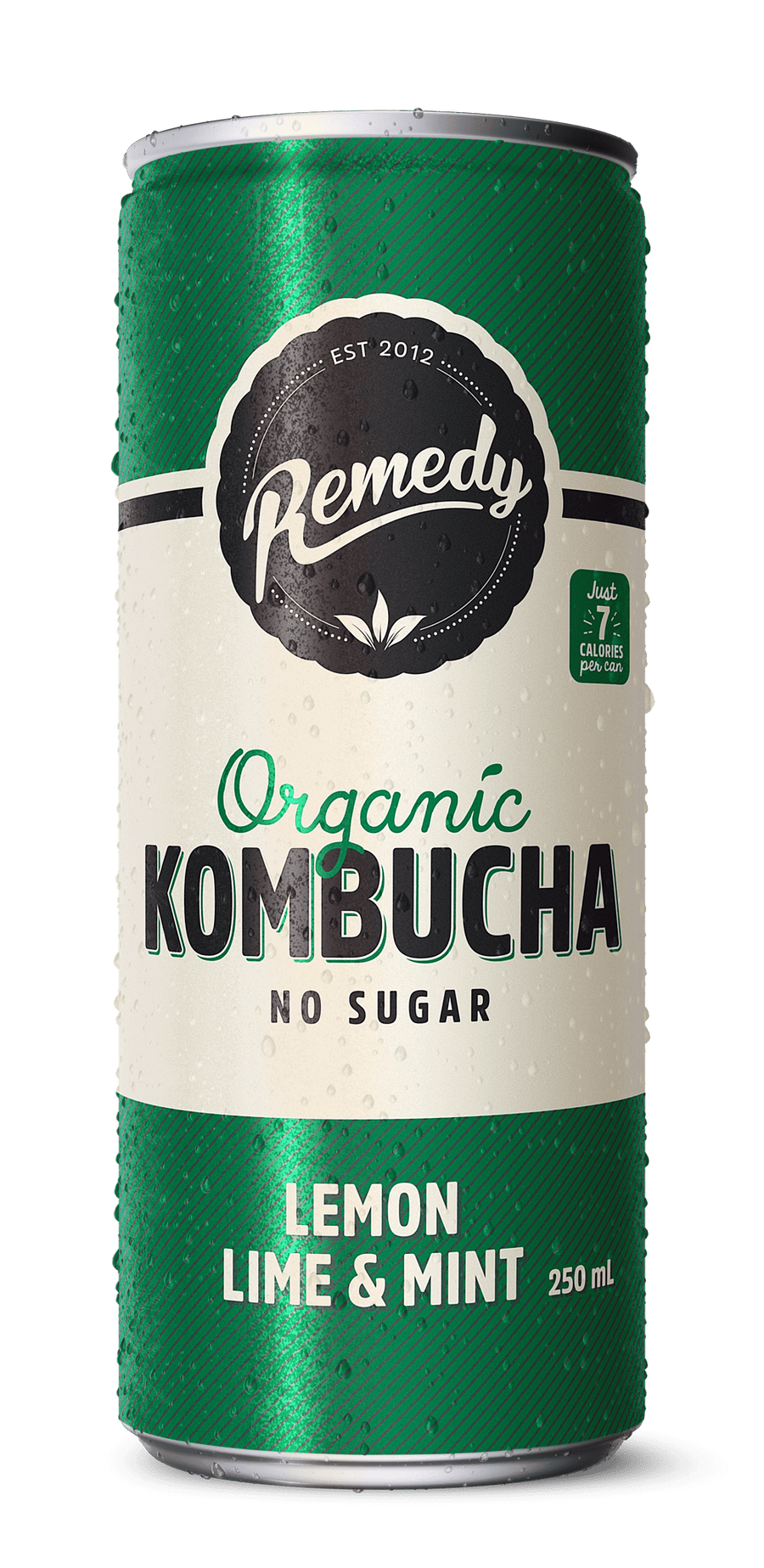 Lemon Lime Mint Kombucha Can 24's