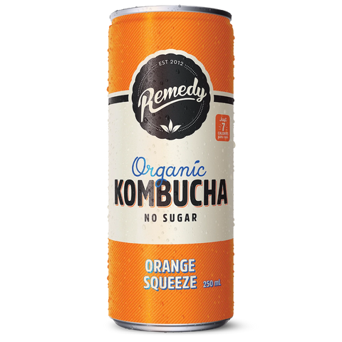 Orange Squeeze Organic Kombucha 24's