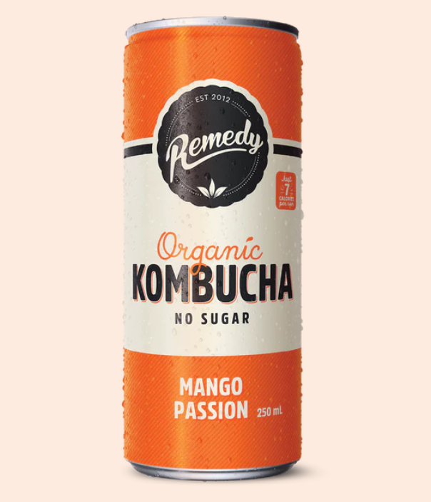 Mango Passion Organic Kombucha 24ct