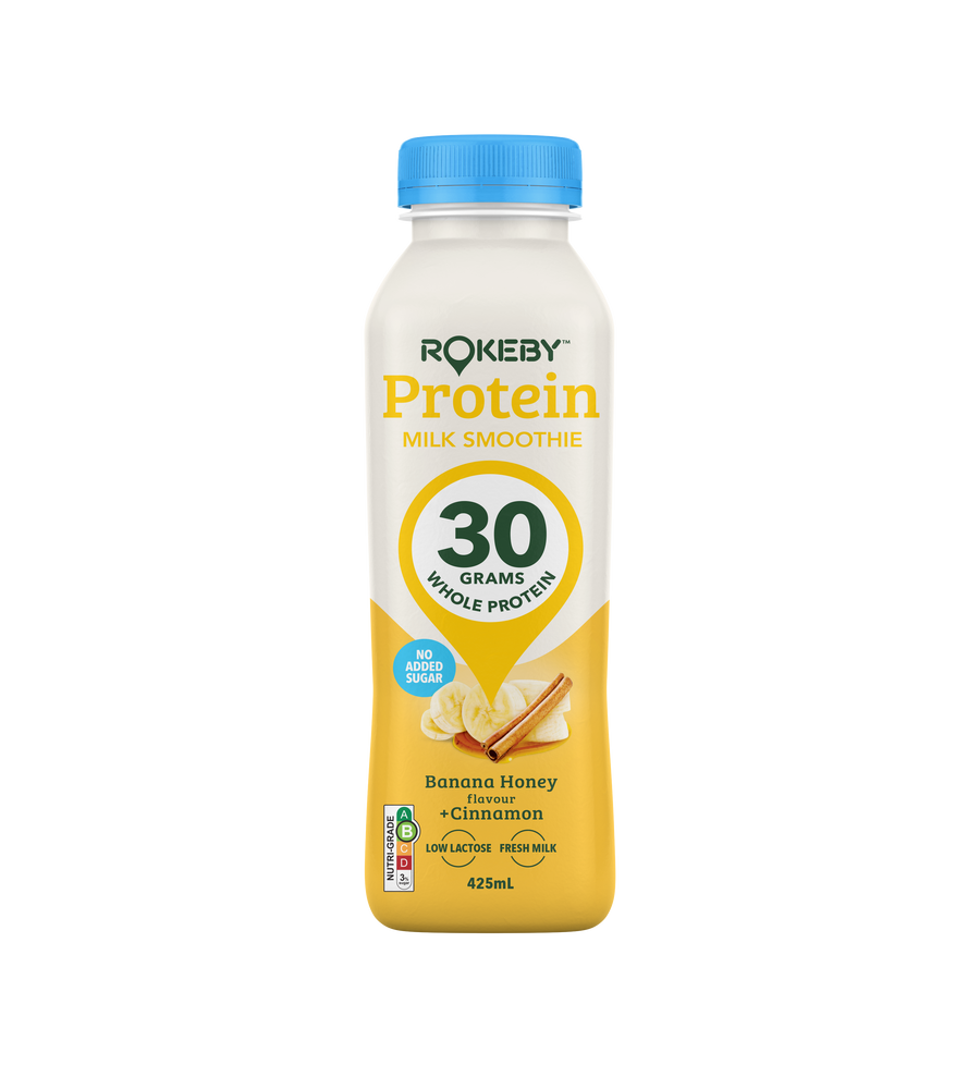Rokeby  Protein Smoothie Banana Honey + Cinnamon 425ML