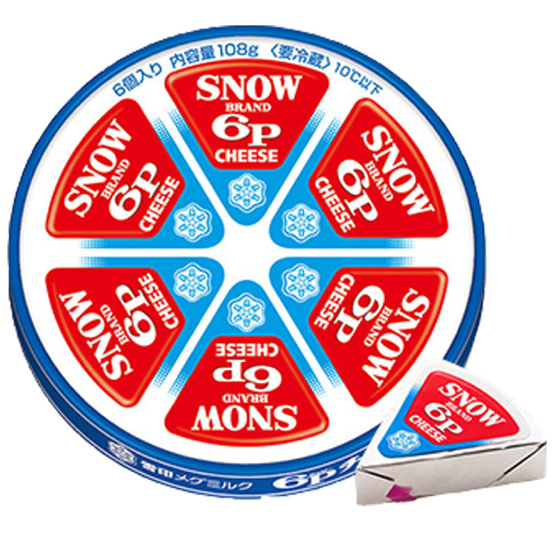 Snow Brand 6P Cheese 102g