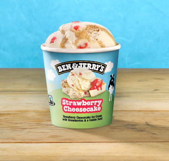 B1G1 Ben & Jerry's Strawberry Cheesecake 437ML