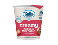 3+1 FREE Bulla Australian Style Yogurt Strawberry 160g
