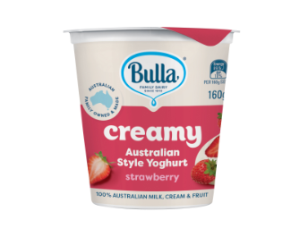 3+1 FREE Bulla Australian Style Yogurt Strawberry 160g