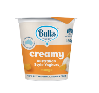 3+1 FREE Bulla Australian Style Yogurt Mango 160g