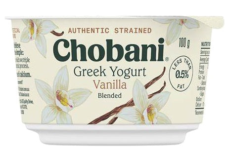 Chobani Vanilla Greek Yogurt 100g