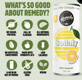 Sodaly Prebiotic Yuzu Lemon Beverage 250ml x4