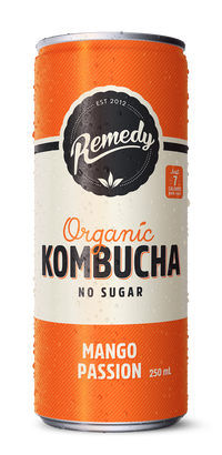 Mango Passion Organic Kombucha 24ct