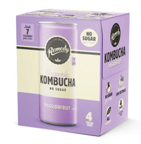 Passionfruit Kombucha Can 4-pack