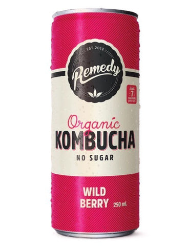 Wildberry Organic Kombucha 24's