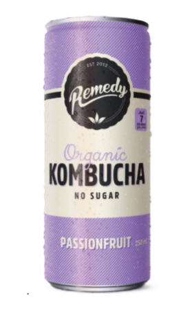 Passionfruit Kombucha Can 24ct