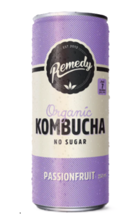 Passionfruit Organic Kombucha 24's