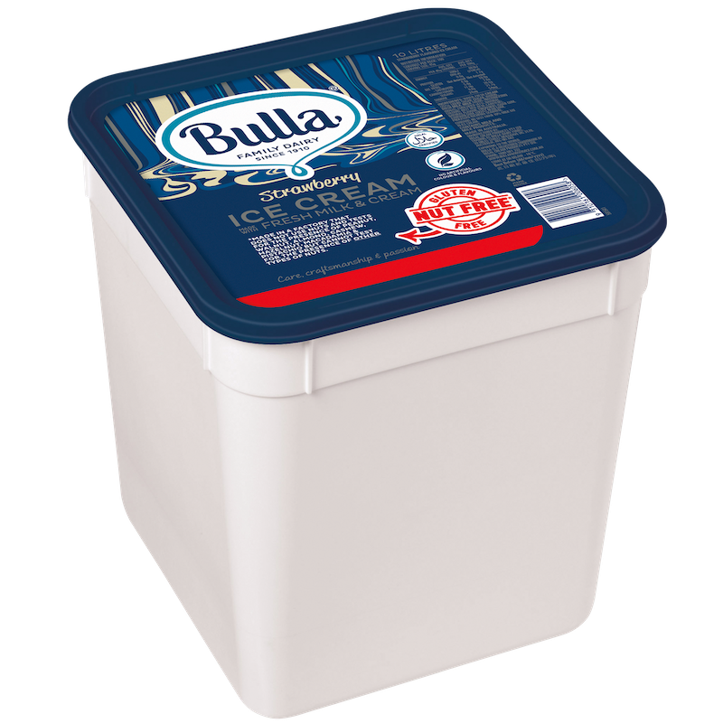 Strawberry Ice Cream 10L