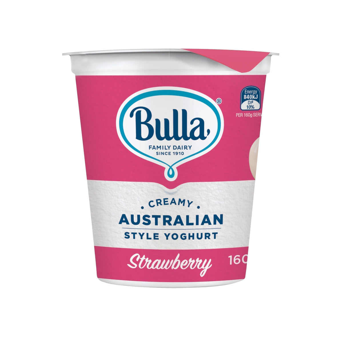 3+1 FREE Bulla Australian Style Yogurt Strawberry 160g