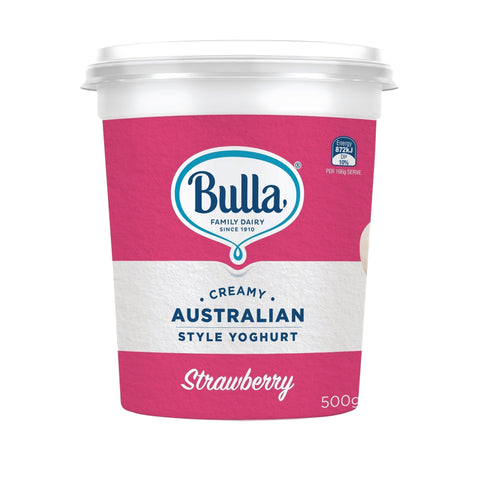 Australian Style Yogurt Strawberry 500g