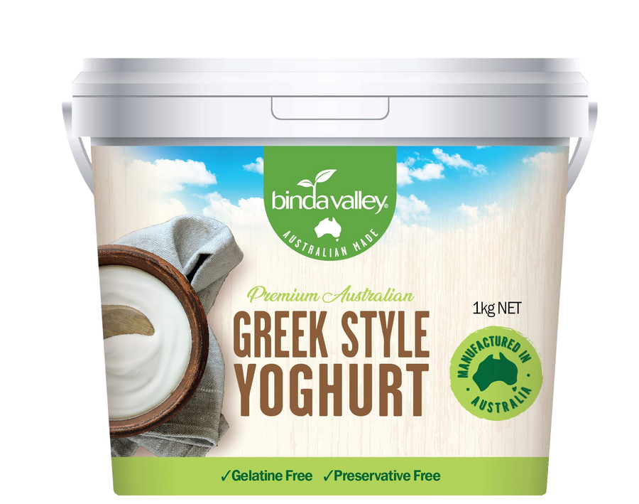 Binda Natural Greek Style Yogurt 1kg