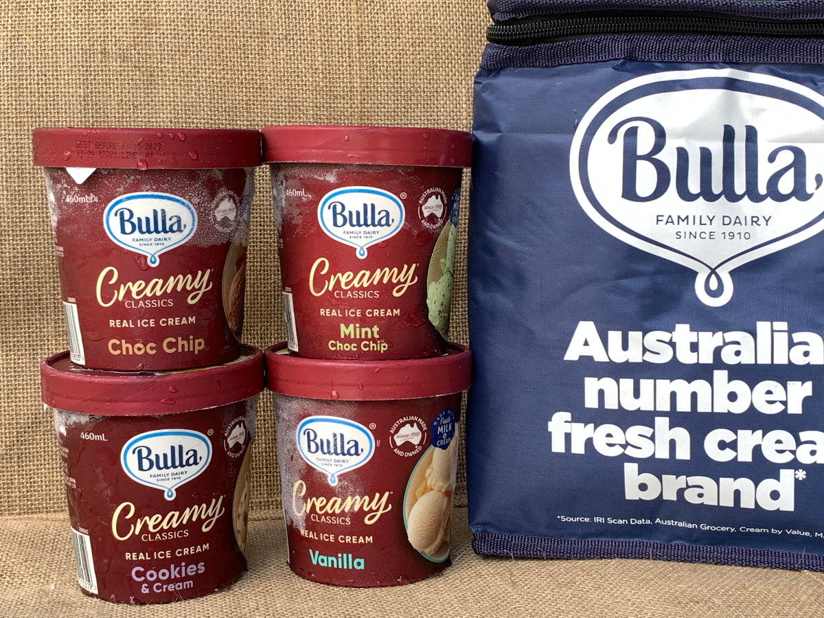 Bulla Creamy Classics Sampler 460ml x 4