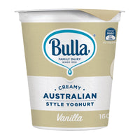 3+1 FREE Bulla Australian Style Yogurt Vanilla 160g
